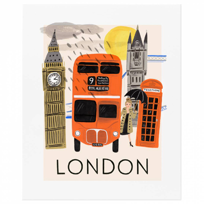 Travel London poster