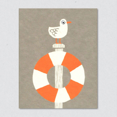 Seagull card
