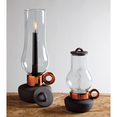 Lanterna Candle Holder Bronze(L)