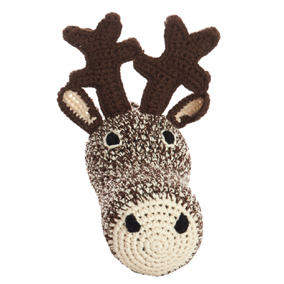 Mini Deer Head Crochet (Brown)