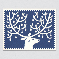 Snow Deer card