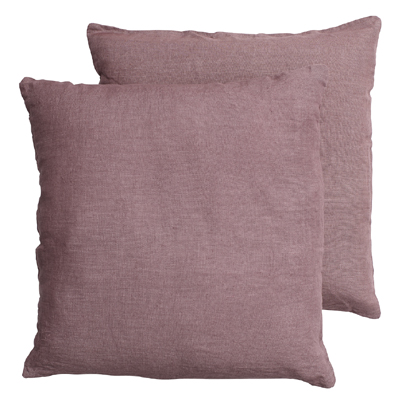 Linen Cushion Cover Ash Rose