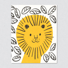 Jungle Lion card