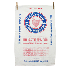 Flour sack tea towel No.4