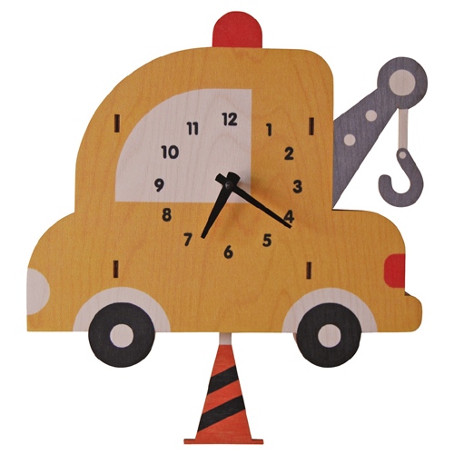 Tow Truck pendulum clock