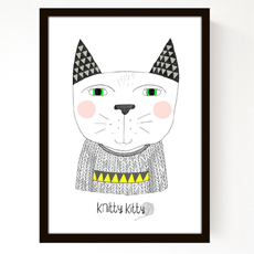 Knitty Kitty Poster