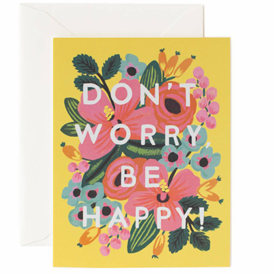 Dont worry Be Happy Card