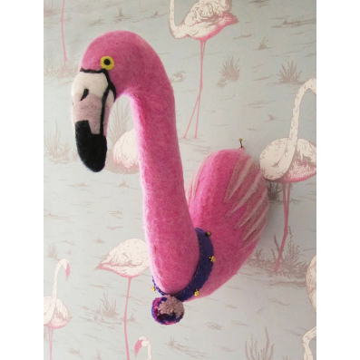 Flamingo wall deco