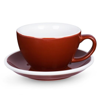 Acme Latte cup &amp; saucer (Brown)