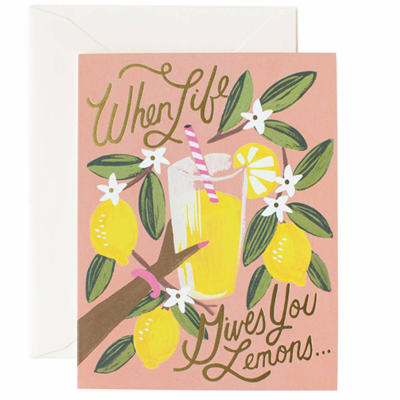When life gives you Lemons Card
