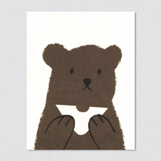 butty bear card