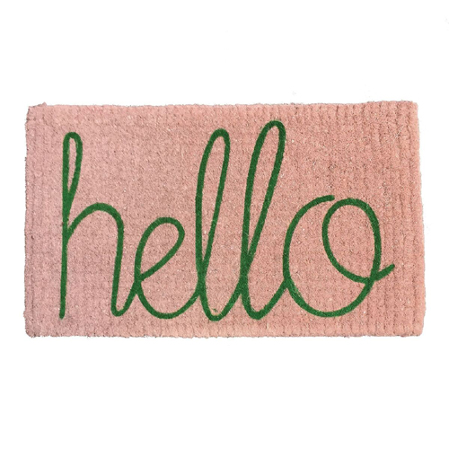 Doormat Hello Pink