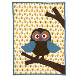 Owl Quilted Blanket
